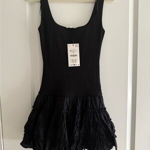 Zara Black Mini Dress - *NEVER WORN*